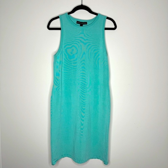 Ralph Lauren Black Label Aqua Mini Dress - Picture 1 of 7